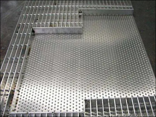 Steel Bar Grating with Perforated Sheets for Louvre Grating and Vent Grill Panels